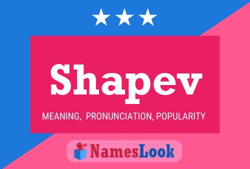 Shapev Name Poster