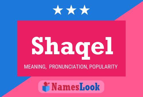 Shaqel Name Poster