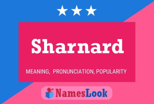 Sharnard Name Poster