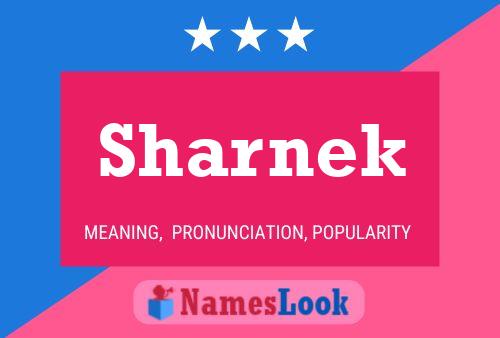 Sharnek Name Poster