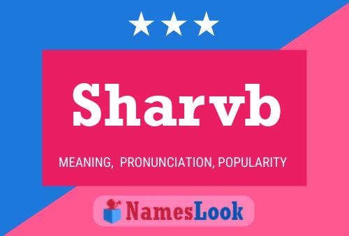 Sharvb Name Poster