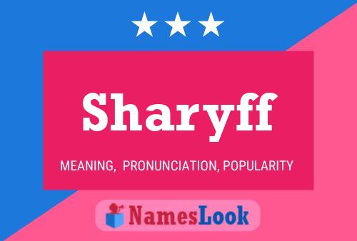 Sharyff Name Poster