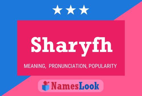 Sharyfh Name Poster