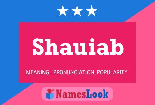 Shauiab Name Poster