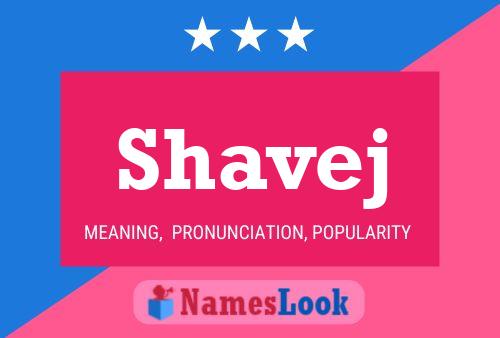 Shavej Name Poster