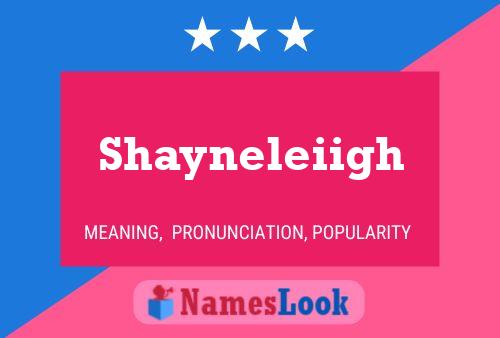 Shayneleiigh Name Poster