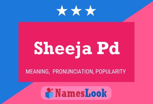 Sheeja Pd Name Poster