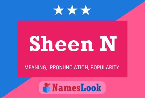 Sheen N Name Poster