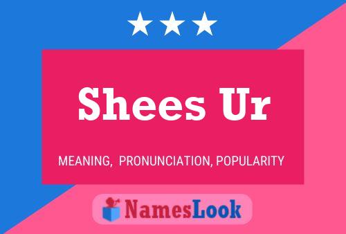 Shees Ur Name Poster