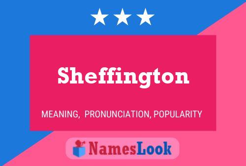 Sheffington Name Poster