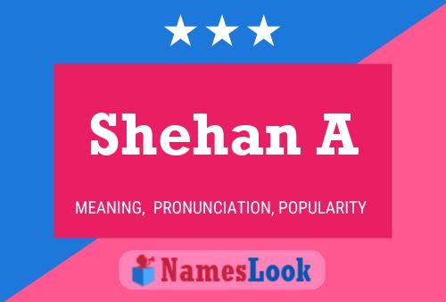 Shehan A Name Poster