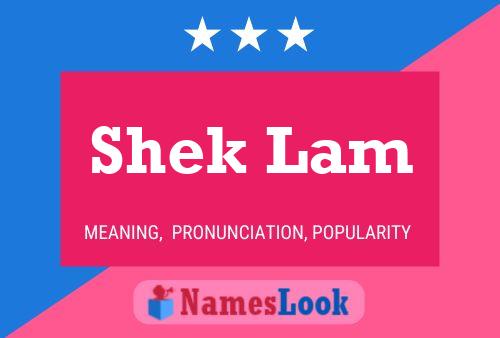 Shek Lam Name Poster