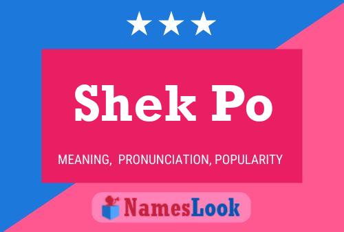 Shek Po Name Poster