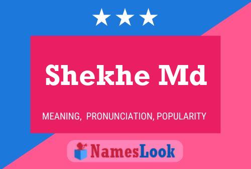 Shekhe Md Name Poster