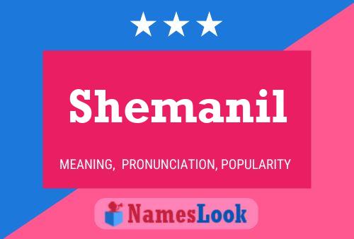 Shemanil Name Poster