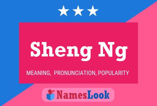 Sheng Ng Name Poster