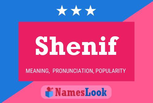 Shenif Name Poster