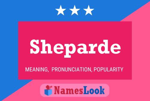 Sheparde Name Poster