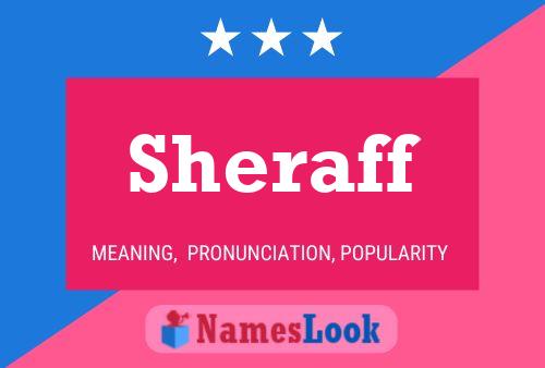 Sheraff Name Poster