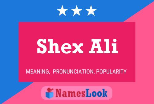 Shex Ali Name Poster