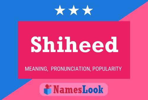 Shiheed Name Poster