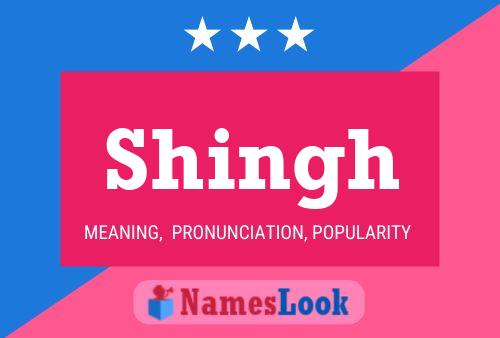 Shingh Name Poster