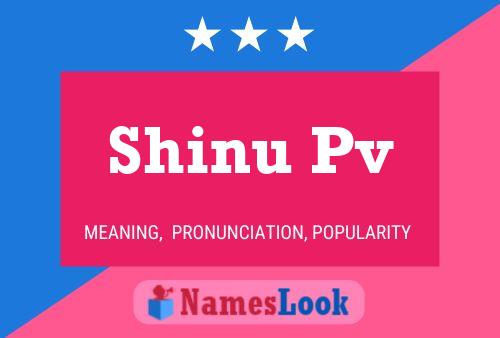 Shinu Pv Name Poster