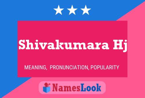 Shivakumara Hj Name Poster