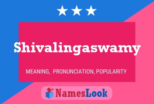 Shivalingaswamy Name Poster