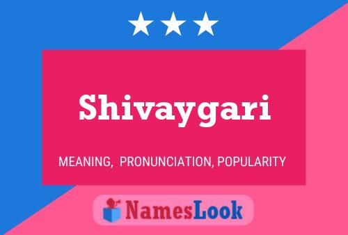 Shivaygari Name Poster