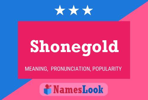 Shonegold Name Poster