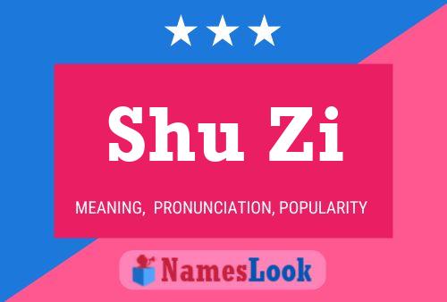 Shu Zi Name Poster