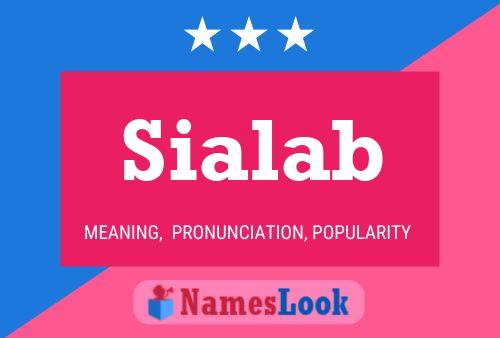 Sialab Name Poster