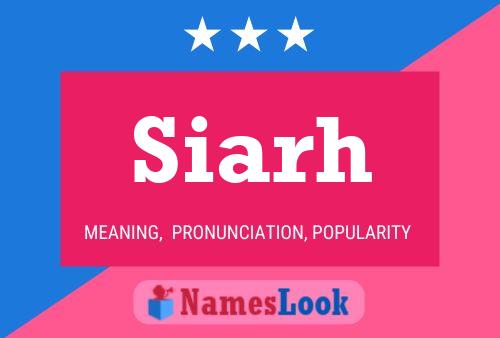 Siarh Name Poster