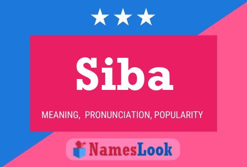 Siba Name Poster