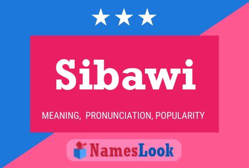 Sibawi Name Poster