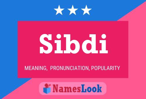 Sibdi Name Poster