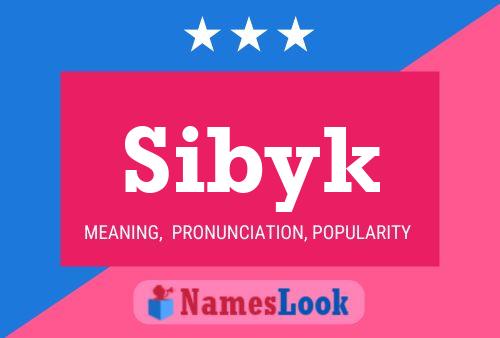 Sibyk Name Poster