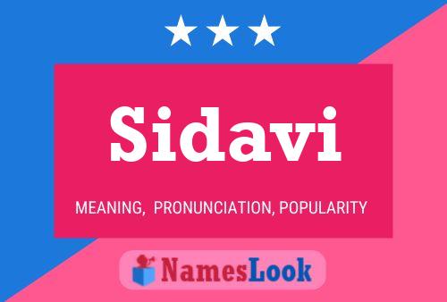 Sidavi Name Poster