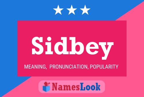 Sidbey Name Poster