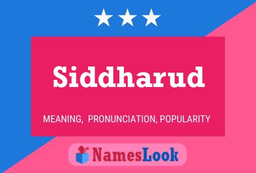 Siddharud Name Poster