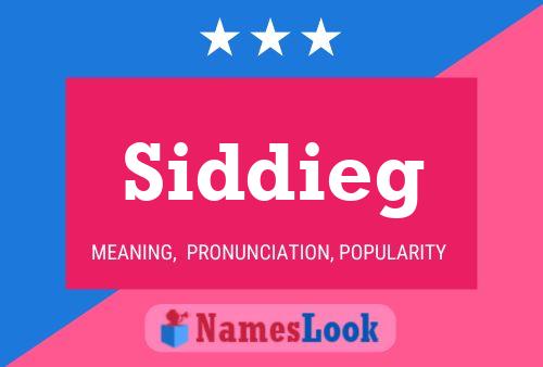 Siddieg Name Poster