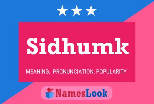 Sidhumk Name Poster