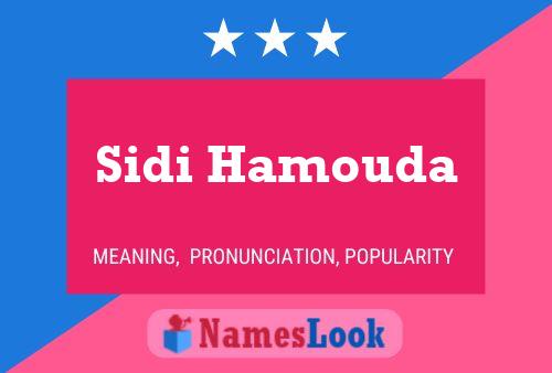 Sidi Hamouda Name Poster