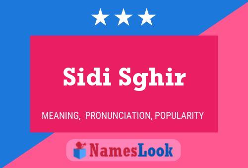 Sidi Sghir Name Poster