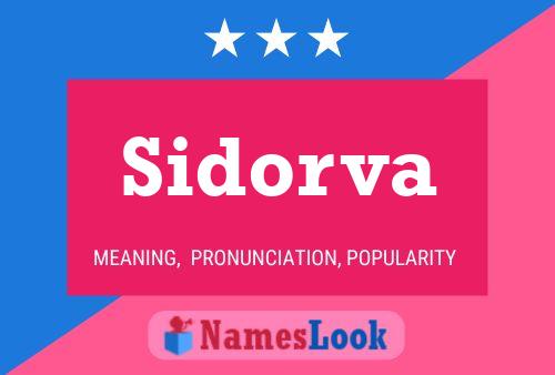 Sidorva Name Poster