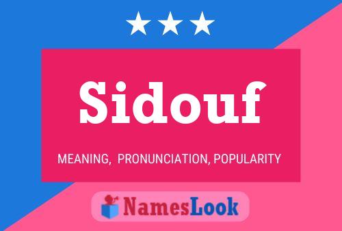 Sidouf Name Poster