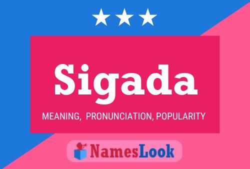 Sigada Name Poster