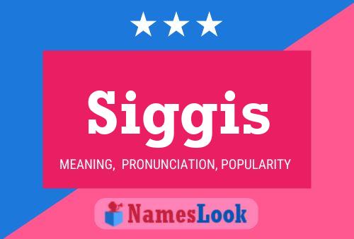 Siggis Name Poster