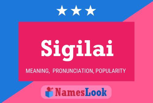 Sigilai Name Poster